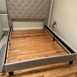 Free Queen Bed frame And Box Spring 