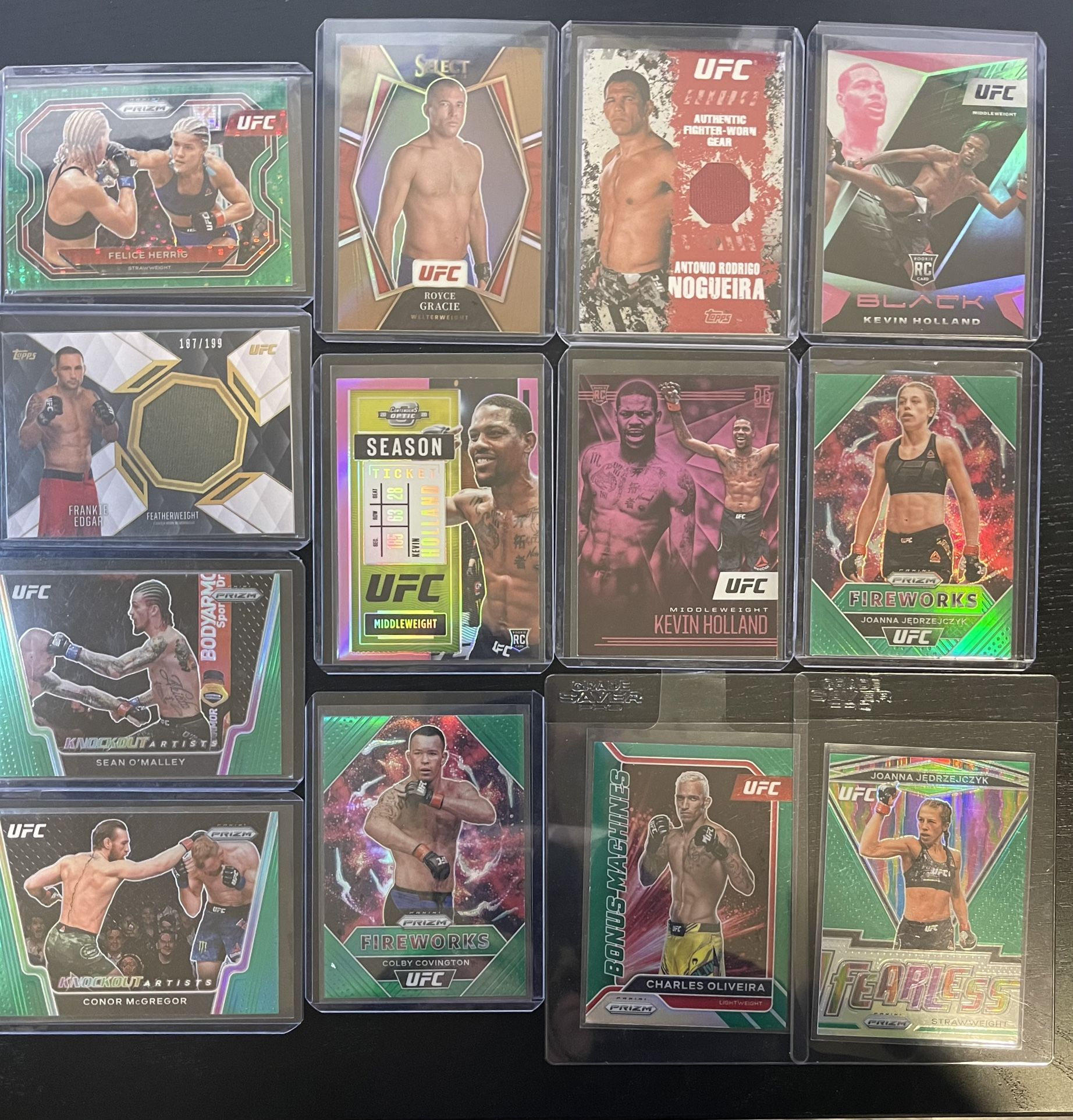 UFC Card Lot 60 Total Cards Topps Panini