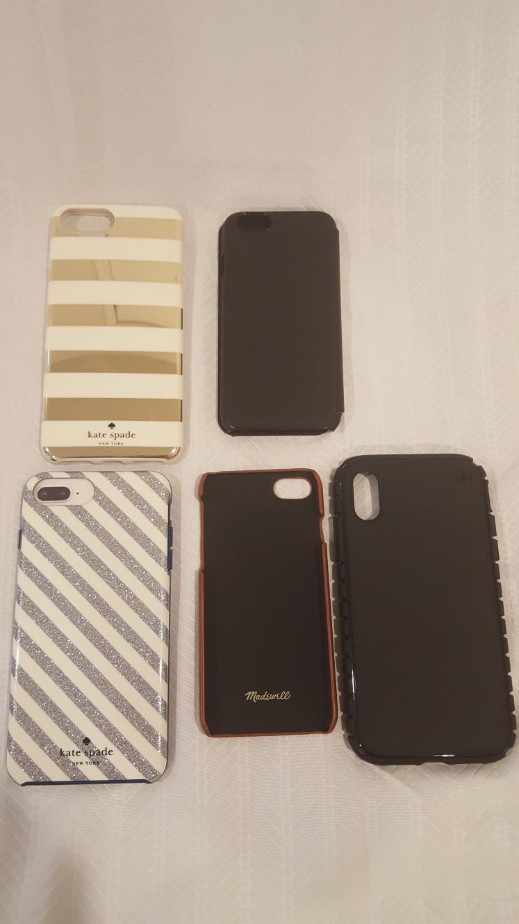 Kate Spade(2), Jack Spade NEW YORK, Speck* and Madewell leather Phone Case