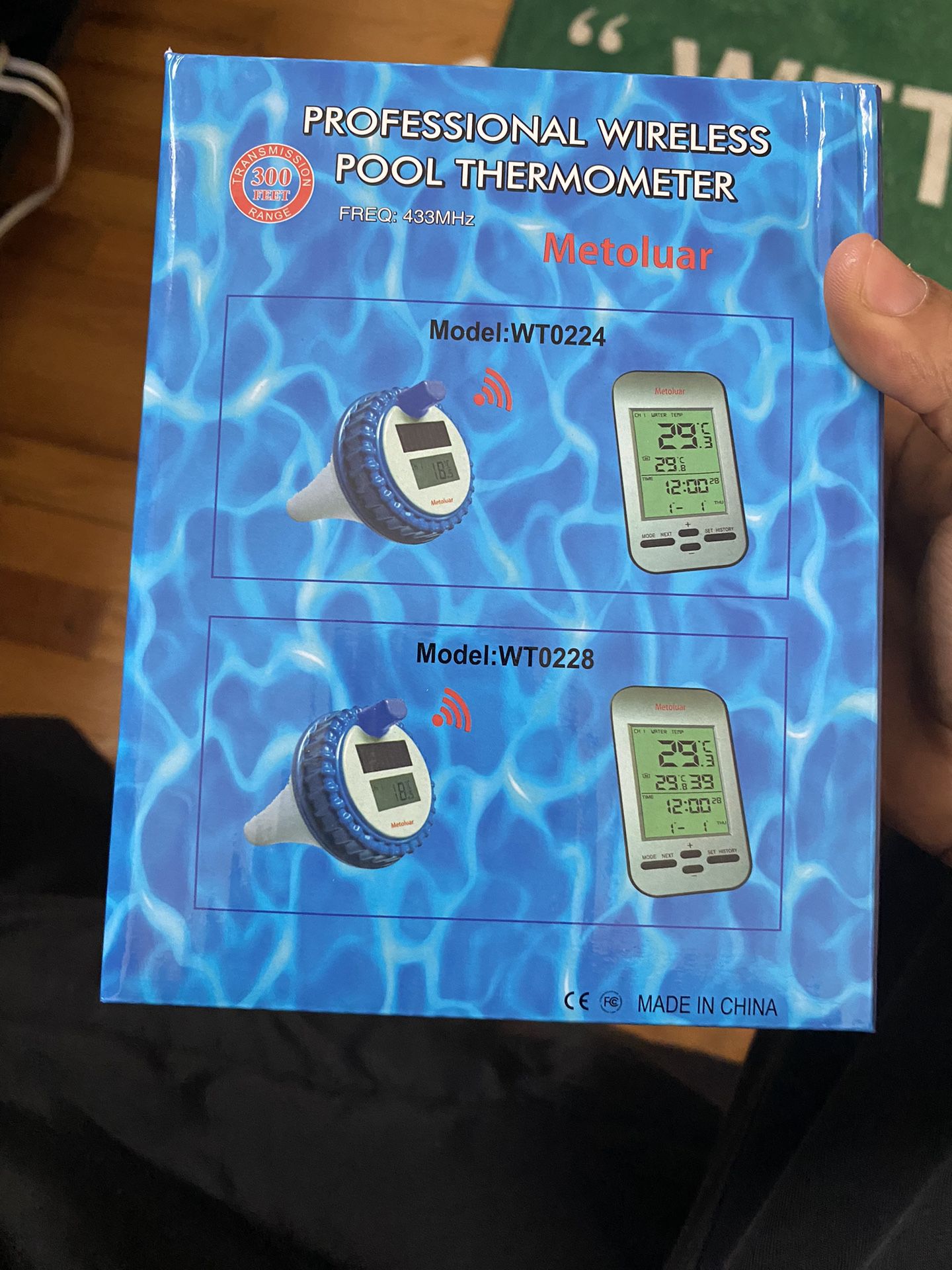Professional Wireless Pool Thermometer 