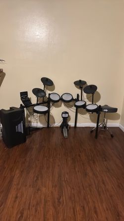 Electric drum set & speaker