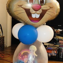 Bunny Balloon Baskets