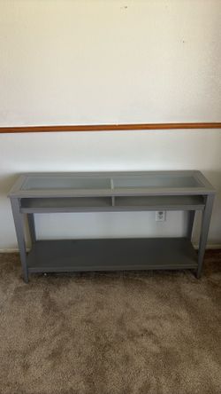 grey entry table