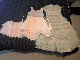 Formal Sparkling Dresses Girls 6-7