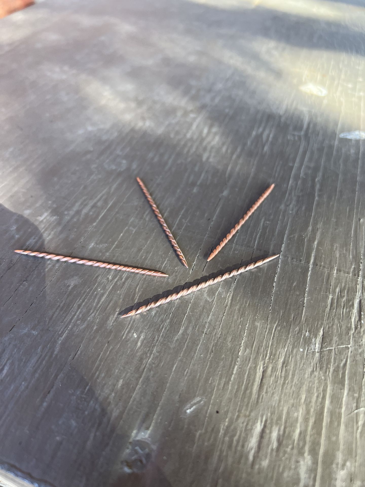 COWBOY TOOTHPICKS (copper toothpicks )