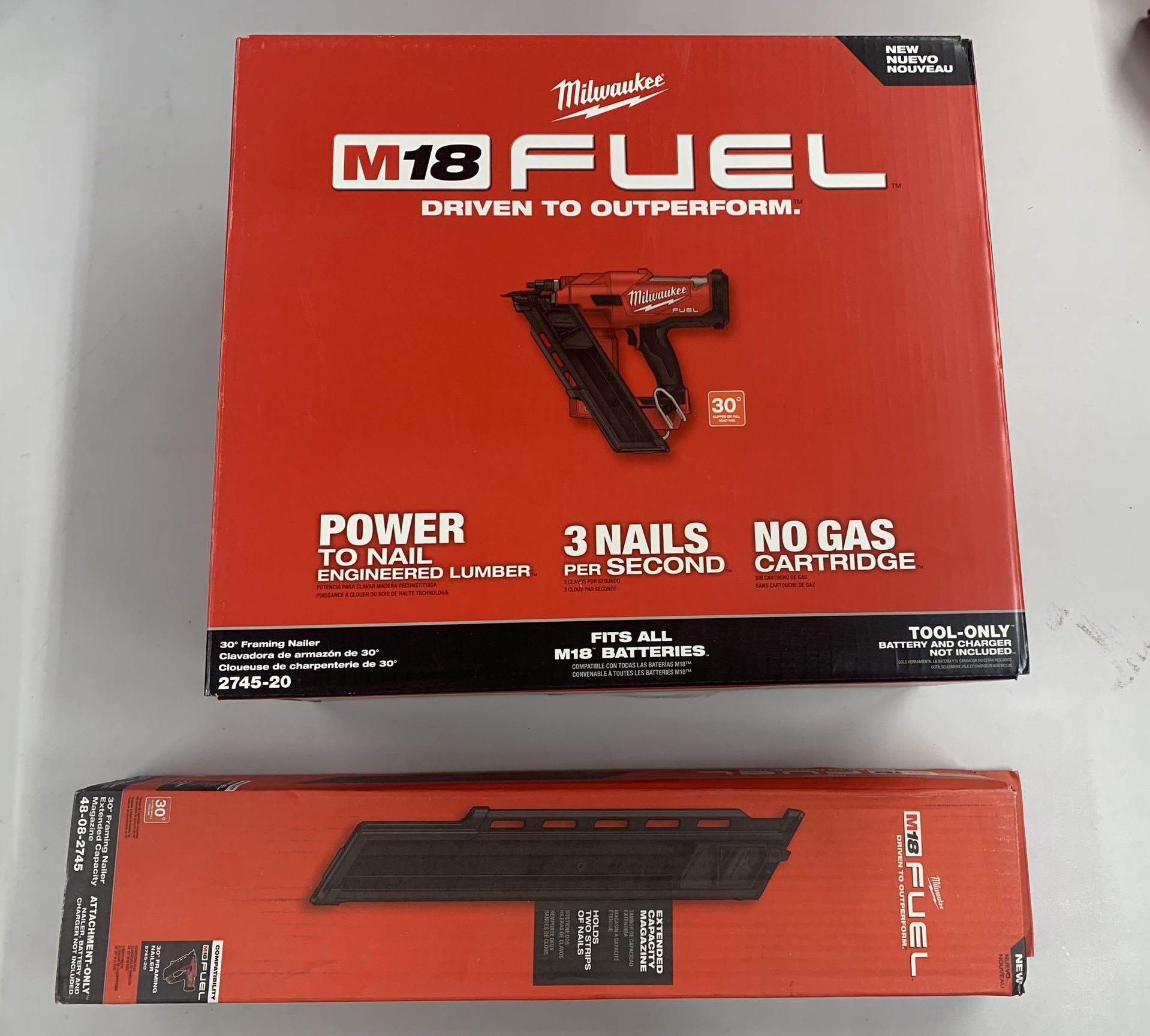 Milwaukee Framing Nailer And Magazine for Sale in Schertz, TX OfferUp