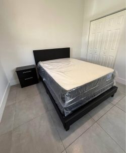 Bed and 1 Nightstand ⚜️ Cama con 1 Mesita de Noche 🚚