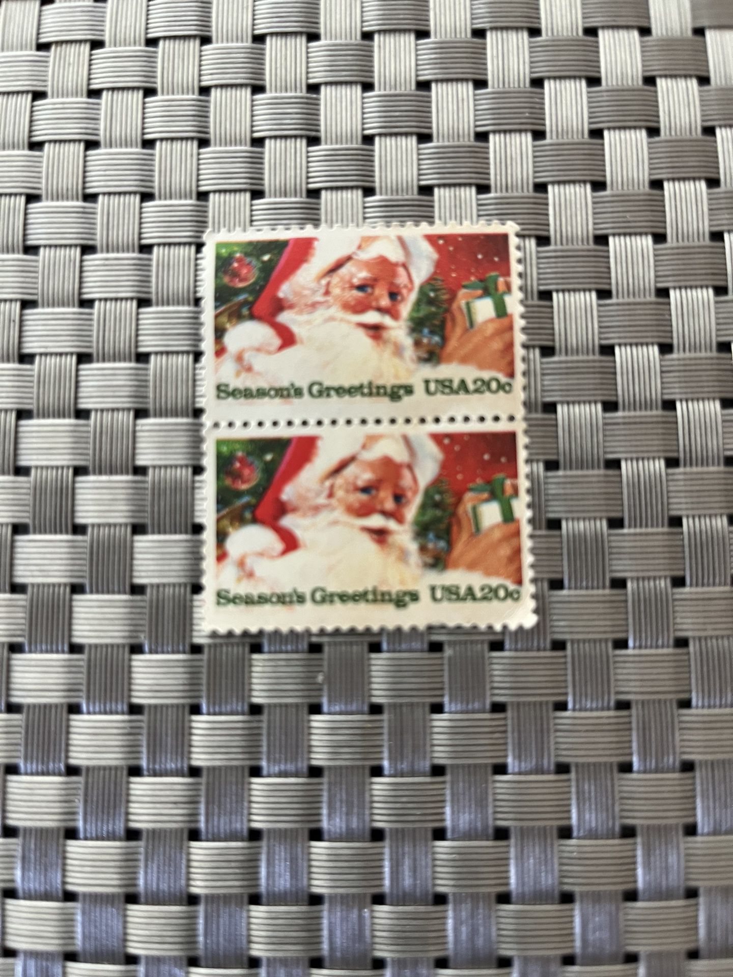 1983 USA $ .20 Season’s Greetings Santa Unused Postage Stamp MNH$.$.