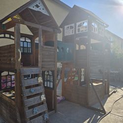 Playground With Swing Set