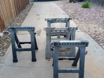  4 Adjustable Saw Horses $40 For All