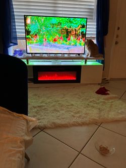FIREPLACE, TV, COLOR CHANGES 2 PLACES