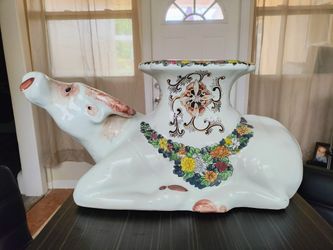 Porcelain Hand Painted Adarlt 3228 Ram.