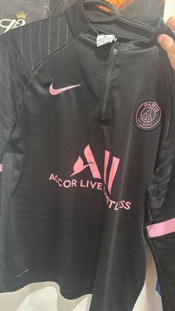 Nike PSG Soccer Tracksuit – Black & Pink – Men’s Medium