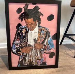 Jay z Basquiat custom painting