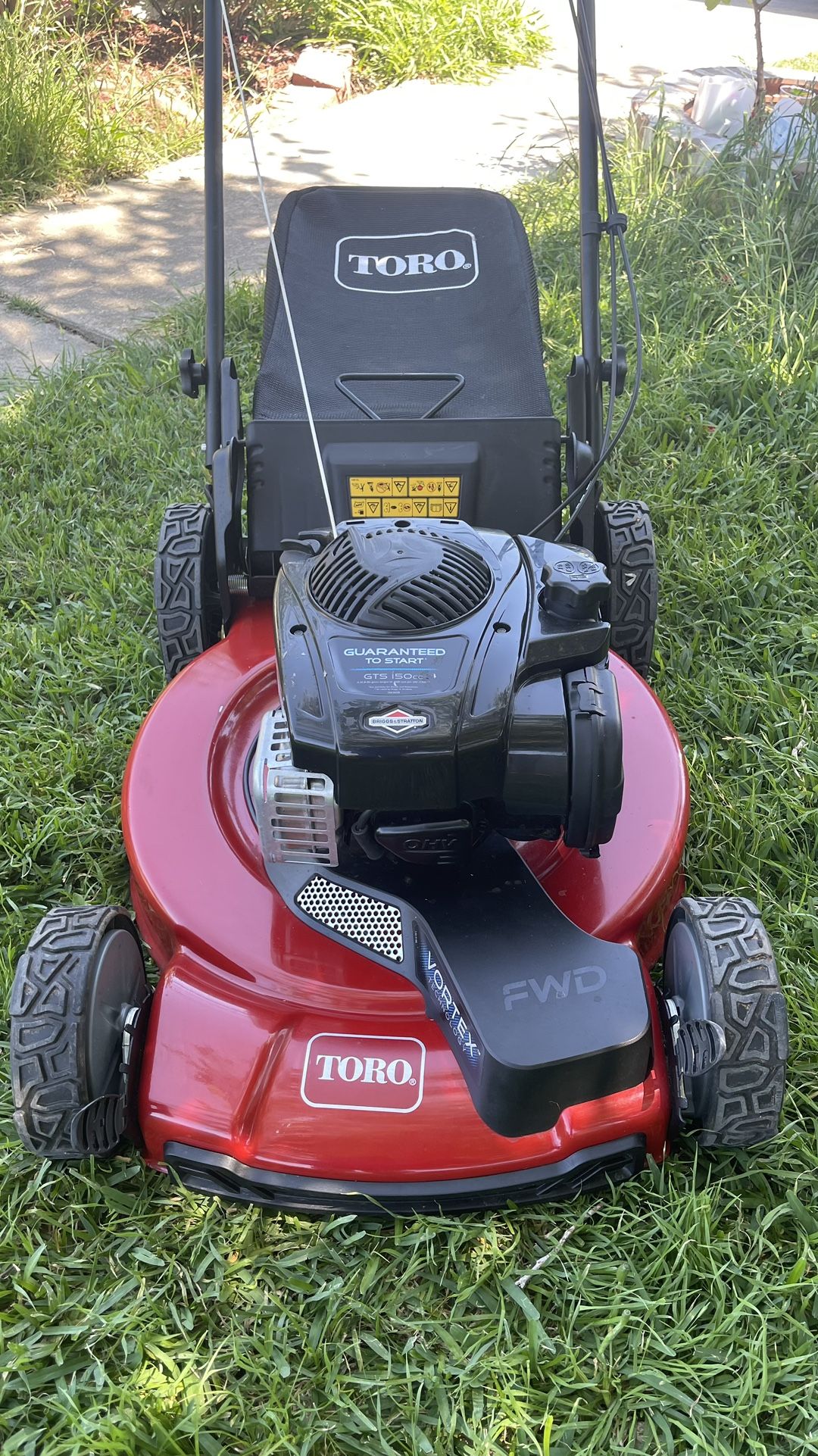 TORO GTS 150cc Walk Behind Self Propelled Lawn Mower