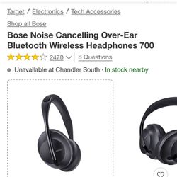 Bose Noise Canceling Headphones