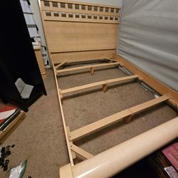 Queen Size Bedframe With Box Spring