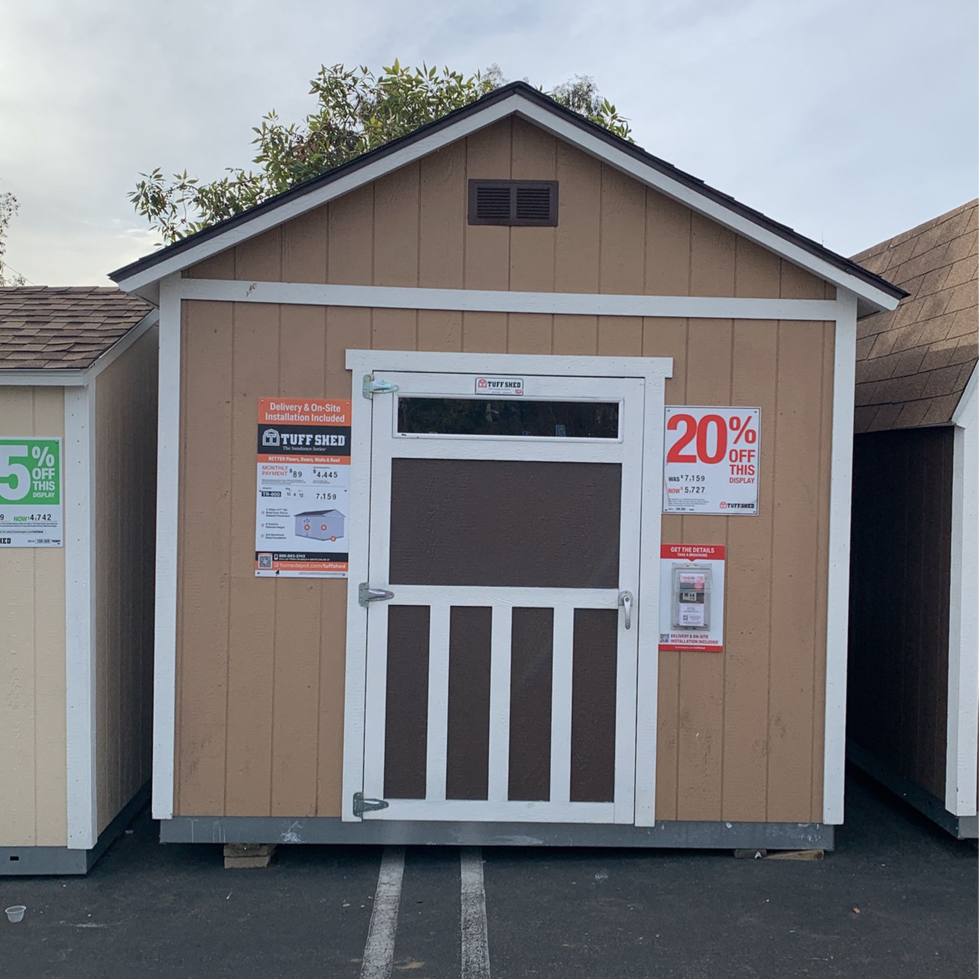 Tuff Shed Sundance TR-800 10x12 Was $7,159 Now $5,727 20% Off Financing Available!