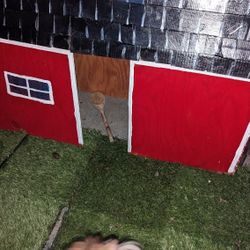 homemade custom barn dog house