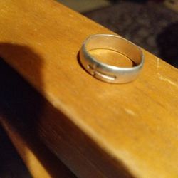 Silver Ring With Cross 