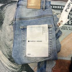 Purple Jeans Light Blue
