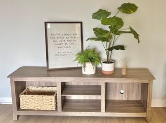 Long TV stand gaming station