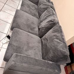 Used couch with ottoman