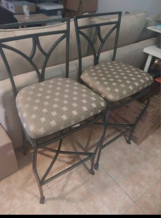 Iron Hightop Chairs