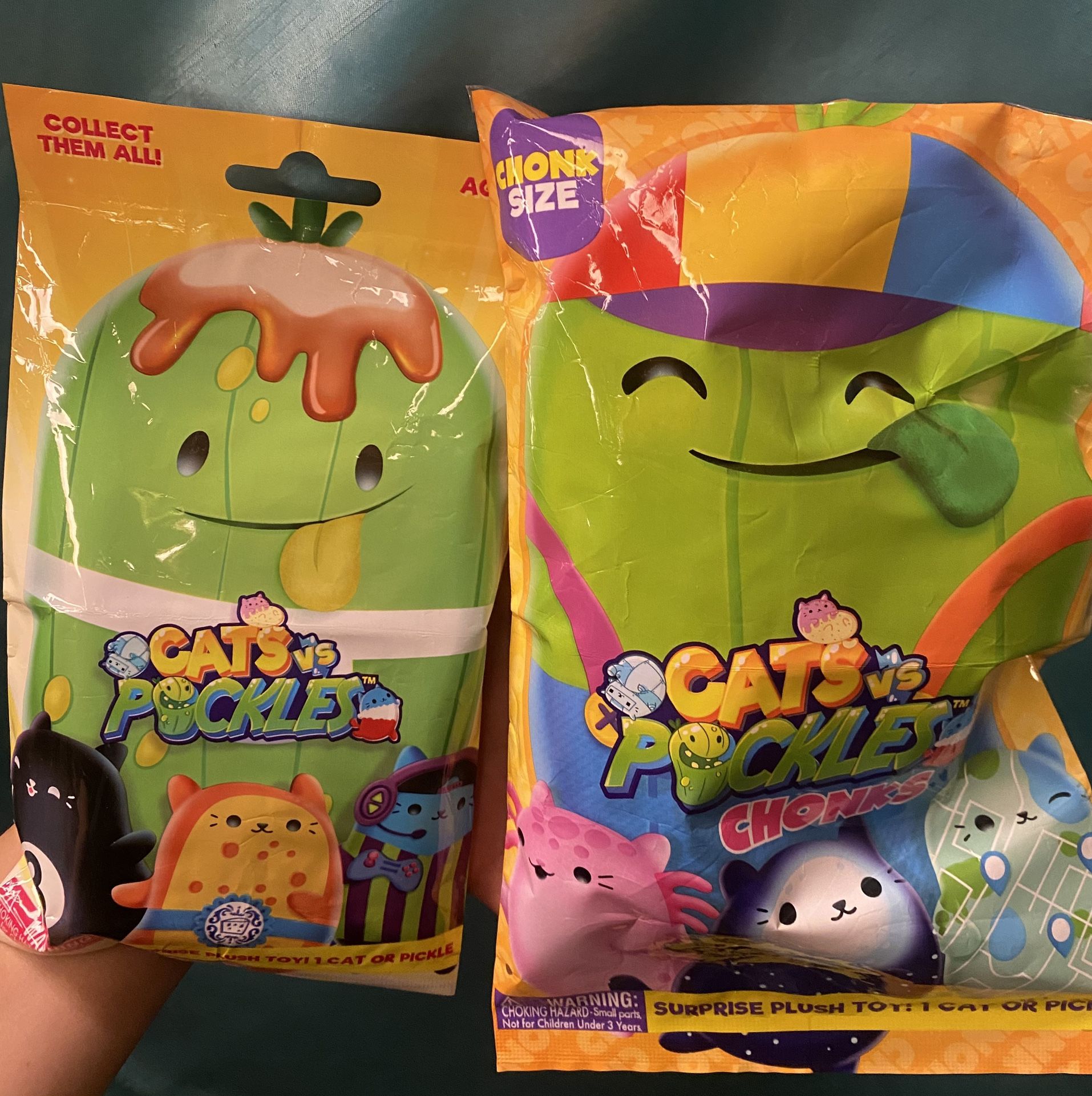 Cat Vs Pickle Bling Bags