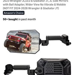 Jeep Mirrors For When YOU Drive Without Doors  2023 Jeep Brand New