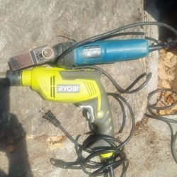 Makita Osilating Tool And Ryobi Drill