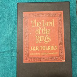 Lord Of The Rings Trilogy Hardcover Boxed Set 2nd Edition /Maps 1965