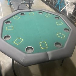 Brand New 8 Person Poker Table  Folding For $100