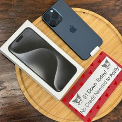 📱 Apple iPhone 15 Pro Max  - Pay $5 to take it home same day - No Credit Needed