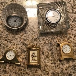 Vintage Mini Clocks