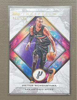 Victor Wembanyama Topps Inception #112/125 Card