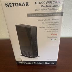 NETGEAR WiFi CABLE MODEM ROUTER CHECK OUT MY PROFILE FOR MORE GREAT ITEMS 