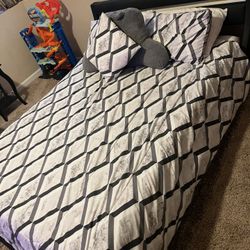 Ultimate Home Setup – Queen Bed, 55” TV, Matte Black Couch & More for ONLY $745! 🔥 