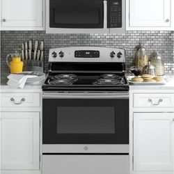 GE - 1.6 Cu. Ft. Over-the-Range Microwave With Hood