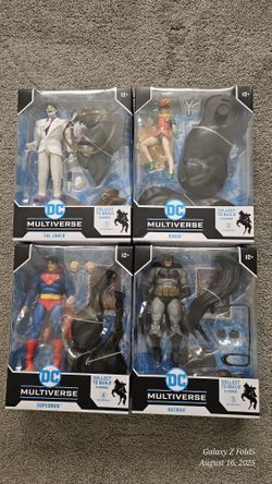 McFarland Build A Horse 1-4 (Batman,  Superman,  The Joker, & Robin) 2021