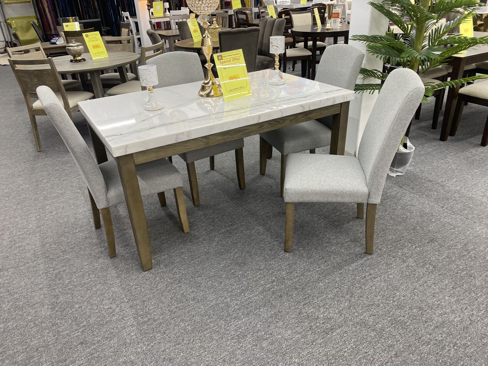 5 Pc Dinning Table Set $999
