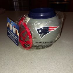 NEW ENGLAND PATRIOTS CAN & BOTTLE COOLER,  MUG AND DESK CADDY NEW WITH TAGS