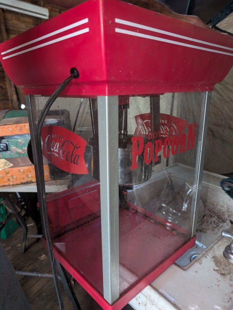 Coke A Cola Popcorn Machine