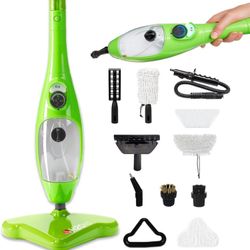 H2O X5 Steam Mop and Handheld Steam Cleaner For Cleaning Hardwood and Kitchen Tile Floors, Grout Cleaner, Upholstery Cleaner and Carpets