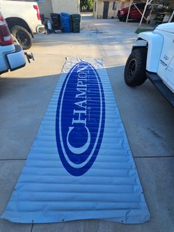 Champion Boats Large Vinyl Banner