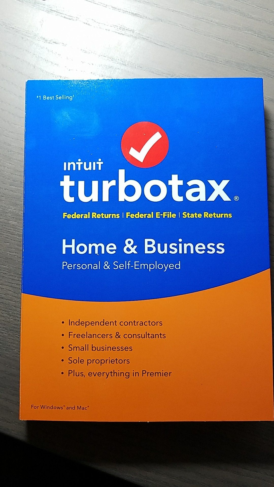 Turbotax home and business New in box