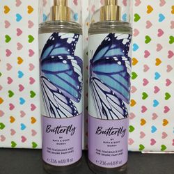 Bath & Body Works Butterfly Fragrance Mist 2 For $16 