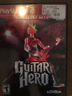 Sony PlayStation ps2 guitar hero