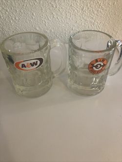 Antique A & W Mugs Set 2