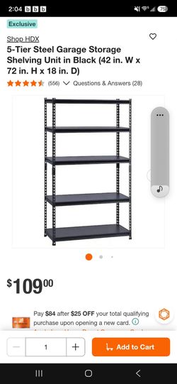 Garage shelves